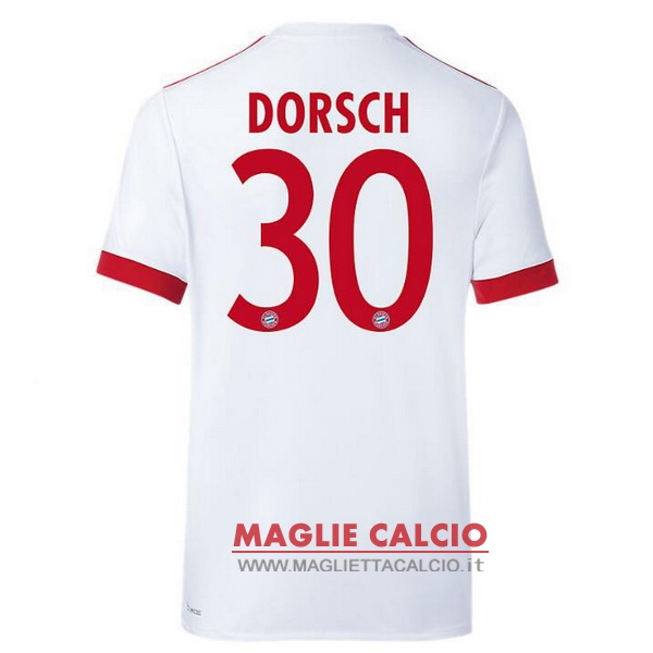 nuova maglietta bayern munich 2017-2018 dorsch 30 terza